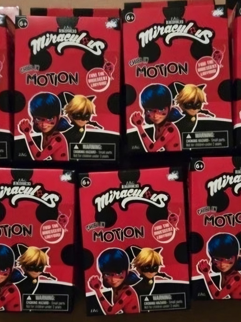 Qty 7 - Miraculous- Chibi In Motion Blind Boxes
